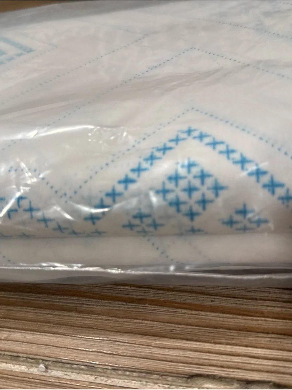 Vtg Jack Dempsey Needle Art XX Americana Quilt Top & 2 Matching Pillow Shams NOS
